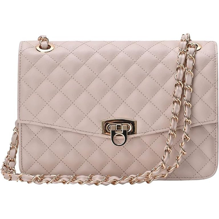 OWIKOL Bolso Bandolera Acolchado para Mujer, Bolso Bandolera Mediano con Correa de Cadena, Bolso ... | Walmart (US)