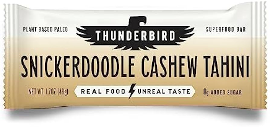 Thunderbird Bars Energy Snack, Gluten-Free with Protein, Healthy Real Food, Vegan Paleo Non-GMO, ... | Amazon (US)