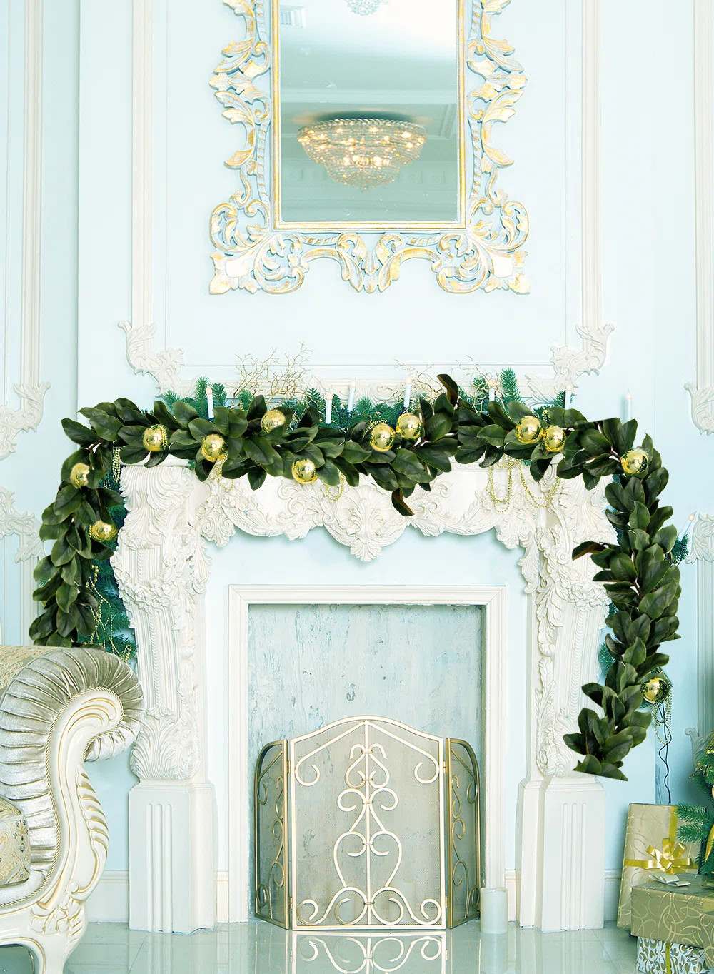 72'' in. Faux Magnolia Garland | Wayfair North America