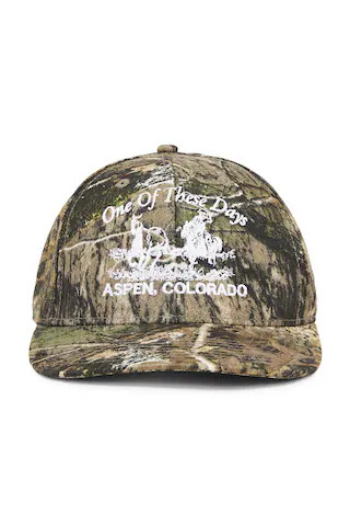 ONE OF THESE DAYS x FWRD Just For A Moment Cap in Green | FWRD 