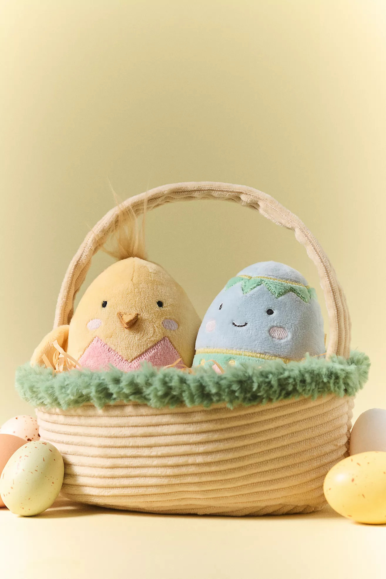Mon Ami Just Hatched Eggs and Easter Basket Kids Plush | Anthropologie (US)