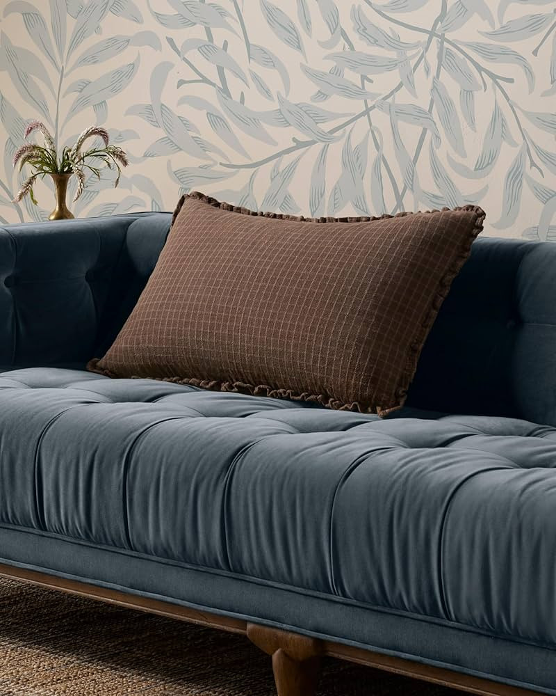 Loloi Chris Loves Julia Dinah Collection PCJ0012 Chocolate/Latte 16'' x 26'' Cover w/Poly Pillow | Amazon (US)