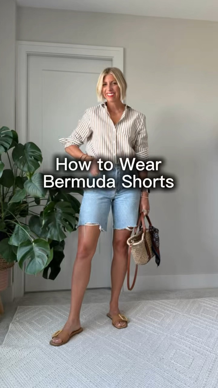 Styling Bermuda shorts

these Madewell denim shorts were a best seller last summer and they are back! 
They fit true to size 

#LTKOver40 #LTKootd #LTKSeasonal