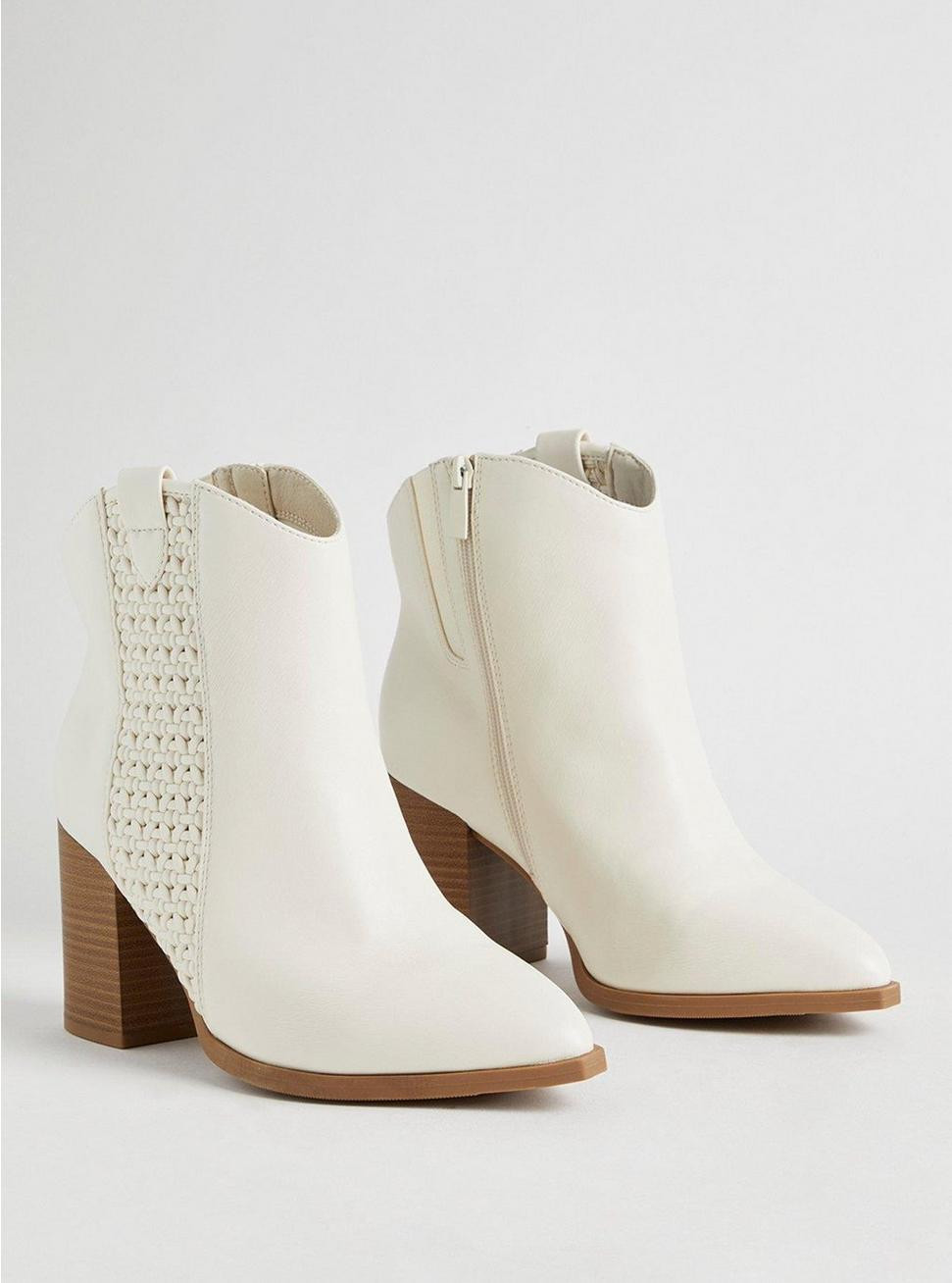 Lattice Heeled Western Bootie (WW) | Torrid (US & Canada)