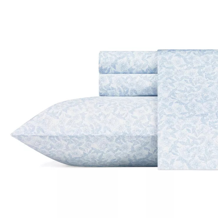 300 Thread Count Printed Pattern Sheet Set - Laura Ashley | Target