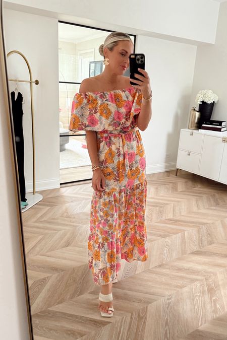 Amazon summer maxi dress! I did a small and have two colors! Super cute and easy! 🧡

Maxi dress. Floral dress. Amazon fashion. Summer dress. Sandals. 



#LTKSeasonal #LTKStyleTip #LTKFindsUnder50