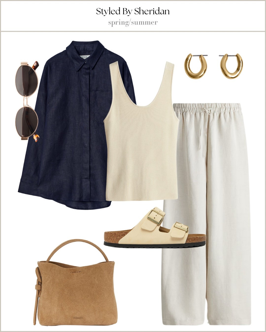 Linen trouser outfit idea 

#LTKspring #LTKsummer #LTKstyletip