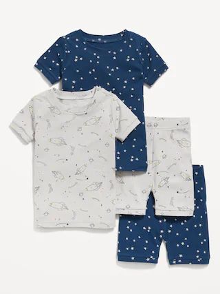 Unisex Snug-Fit 4-Piece Pajama Set for Toddler & Baby | Old Navy (US)