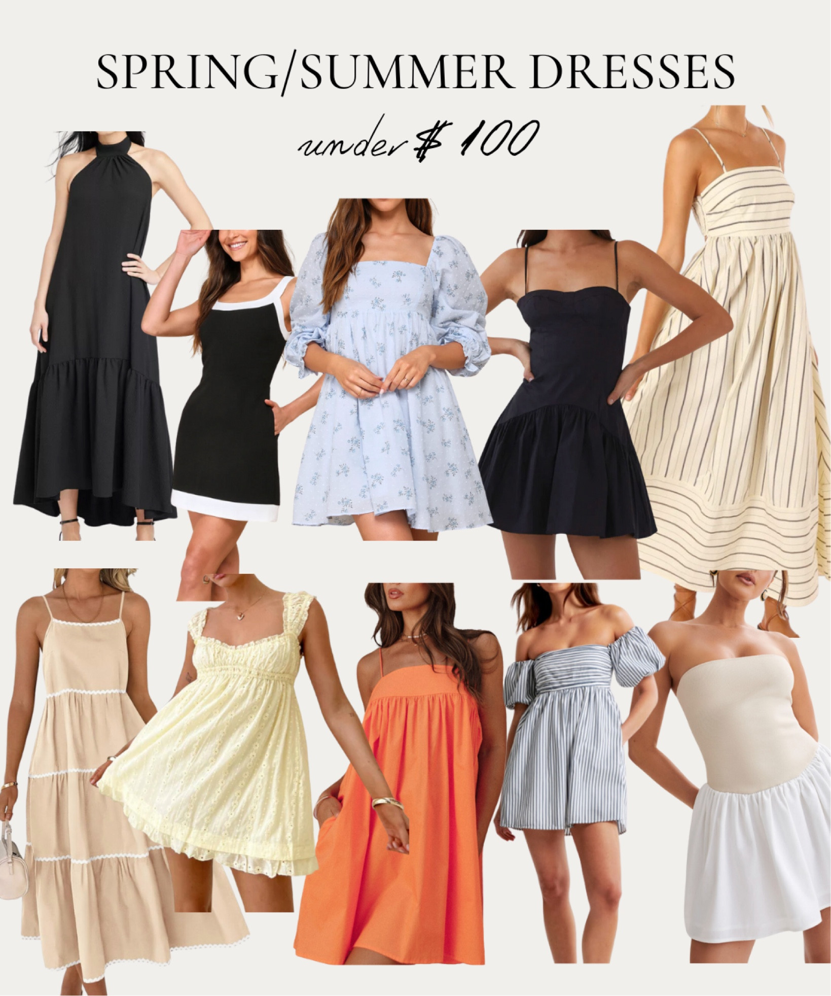 Casual spring/summer dresses🌸 

#LTKSeasonal #LTKfindsunder100 #LTKstyletip