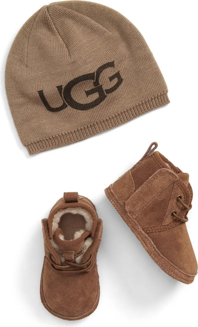 Baby Neumel Boot & Beanie Set | Nordstrom