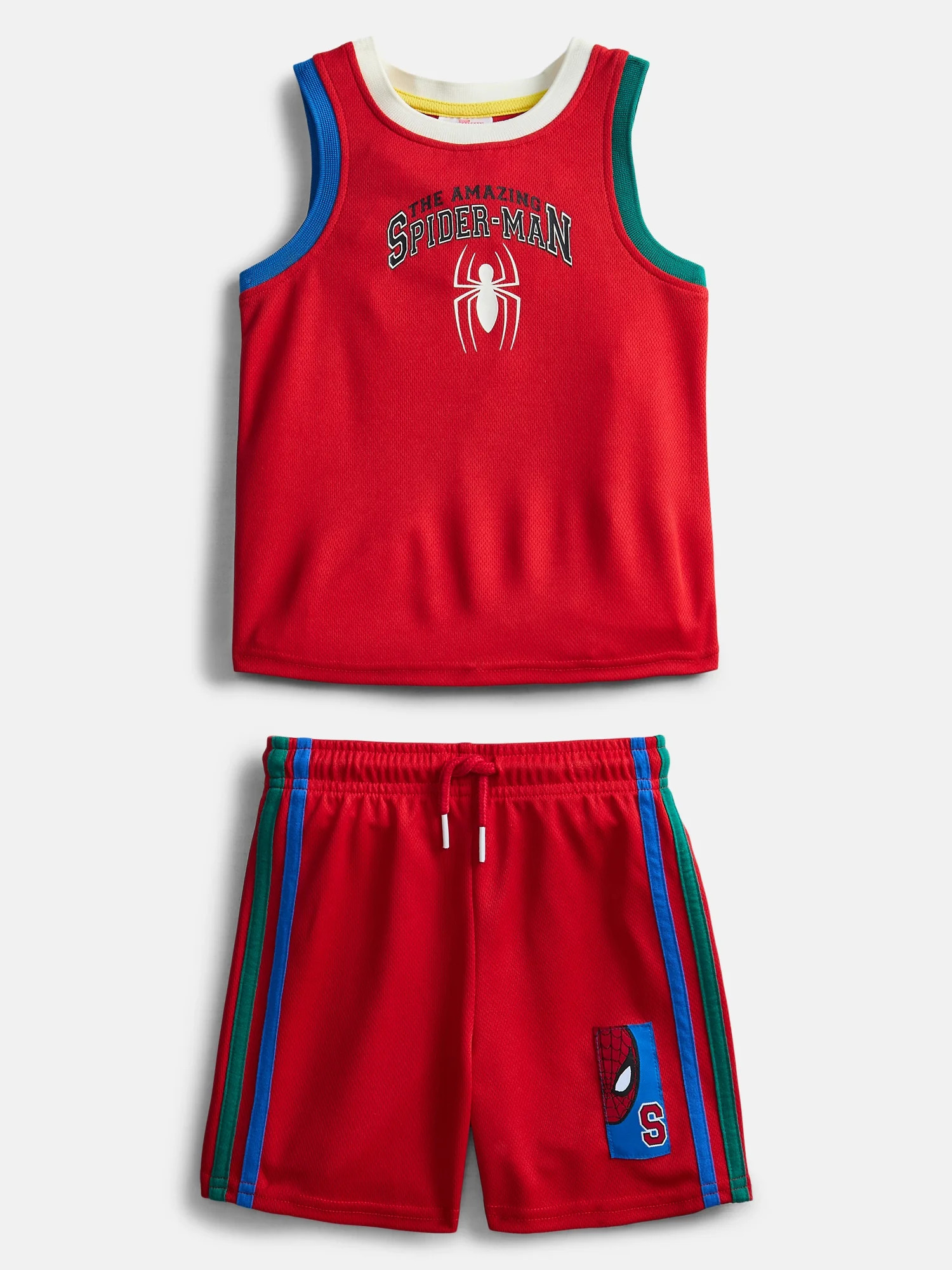 Spider-Man Toddler Boys Graphic Tank Top and Short Set, 2 Piece, Sizes 12M-5T - Walmart.com | Walmart (US)