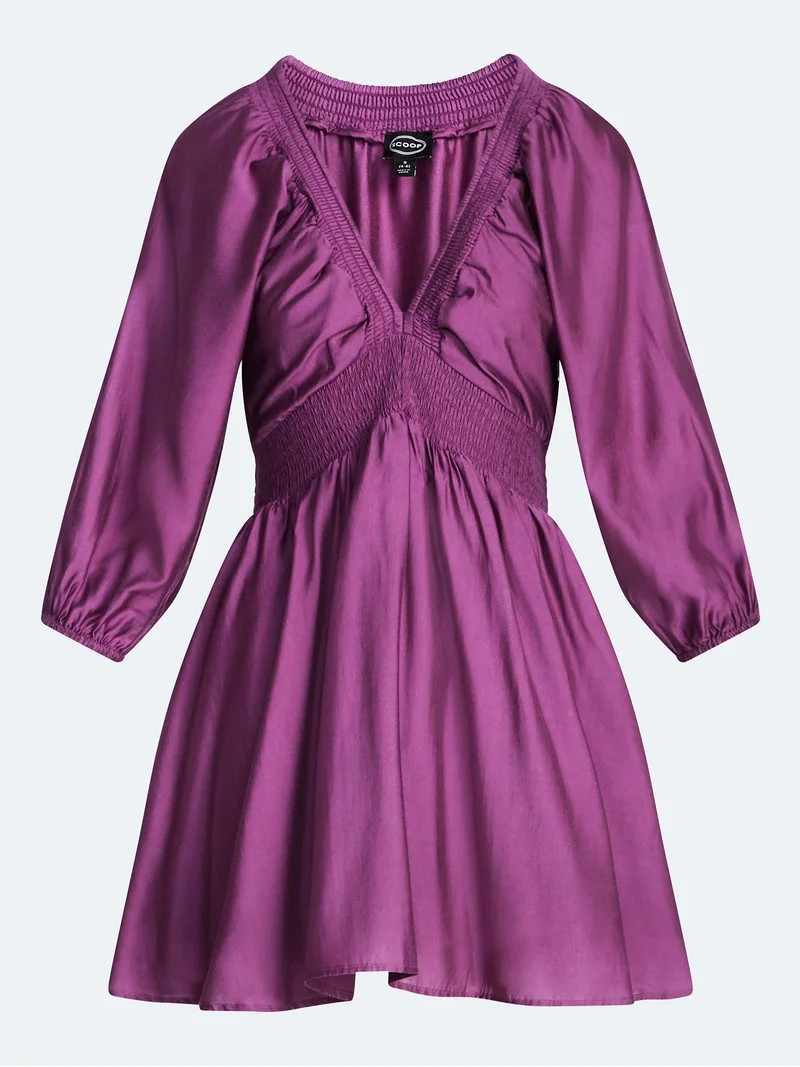 Scoop Women's and Women's Plus Mini Raglan Dress, Sizes XS-4X | Walmart (US)