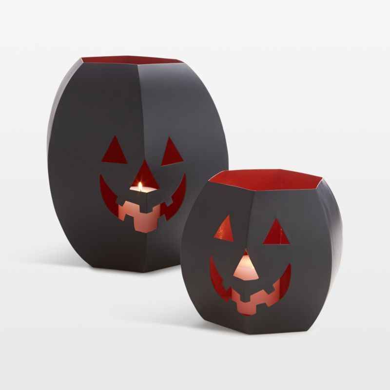 Pumpkin Halloween Lanterns | Crate & Barrel | Crate & Barrel
