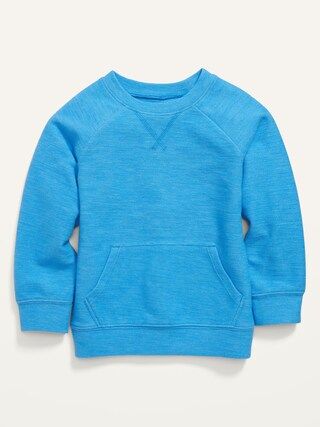 Unisex Textured French Rib Long-Sleeve Top for Toddler | Old Navy (US)