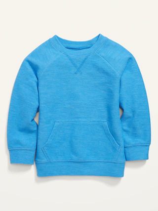 Unisex Textured French Rib Long-Sleeve Top for Toddler | Old Navy (US)