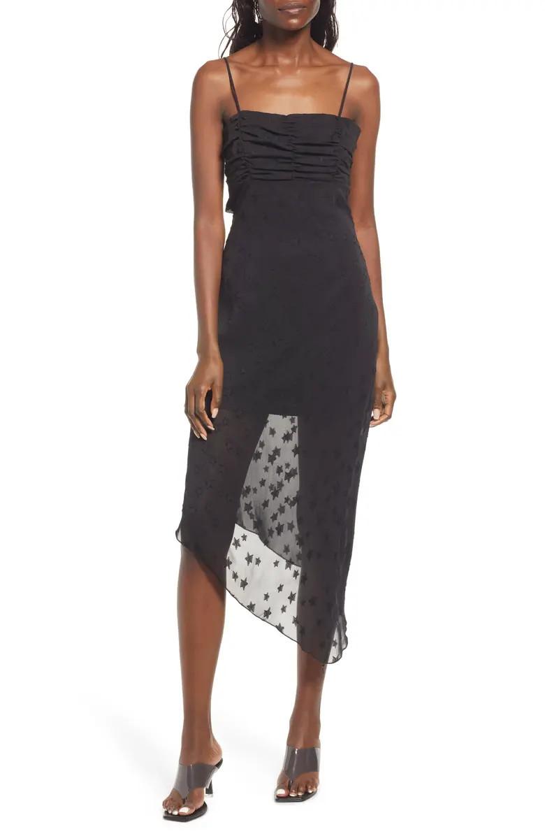 Area Stars Star Jacquard Asymmetric Cocktail Dress | Nordstrom | Nordstrom