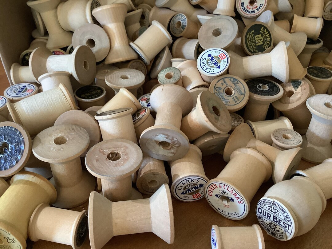 Wooden Thread Spools for Junk Journals, Mixed Media, Assemblage, Altered Art - Etsy | Etsy (US)