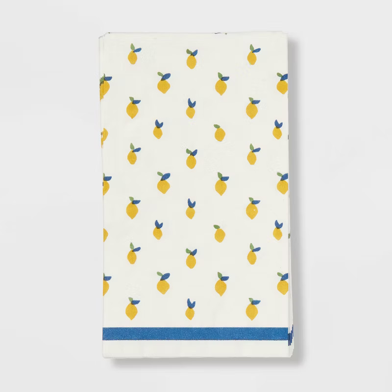 16ct Paper Lemon Printed Napkins - Threshold™ | Target