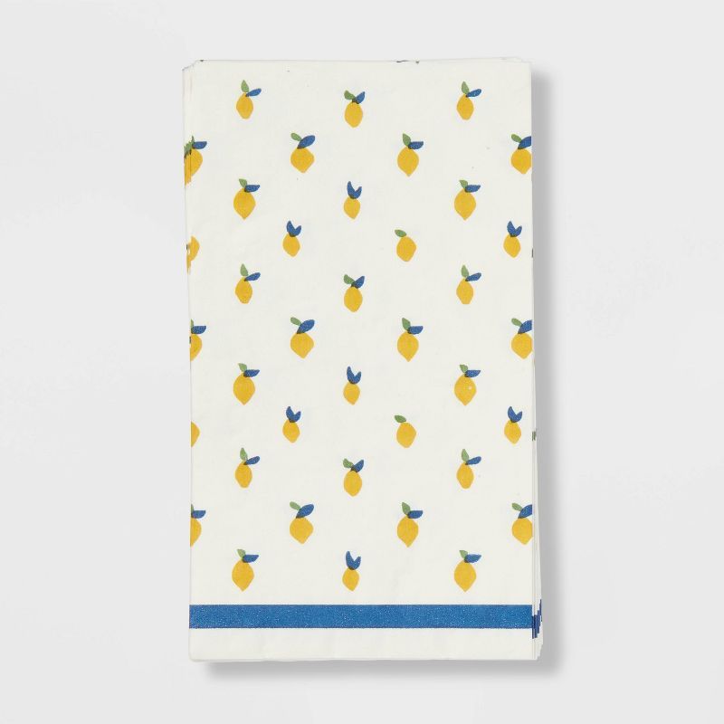 16ct Paper Lemon Printed Napkins - Threshold™ | Target