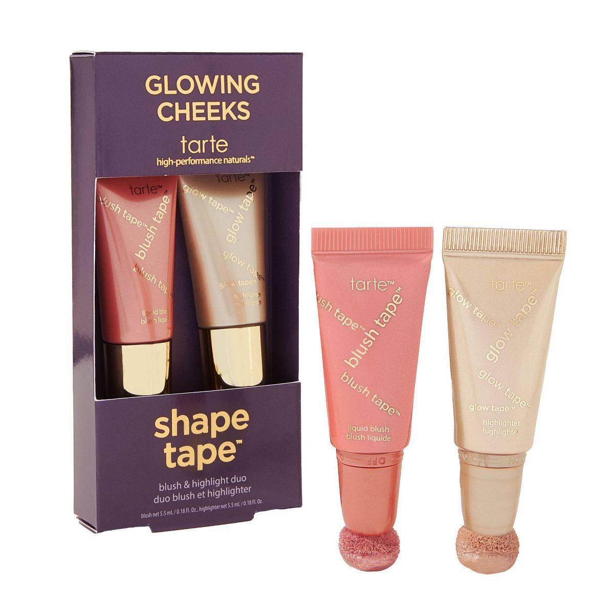 tarte Glowing Cheeks Blush and Highlight Cosmetic Set - 0.36 fl oz/2pc - Ulta Beauty | Target