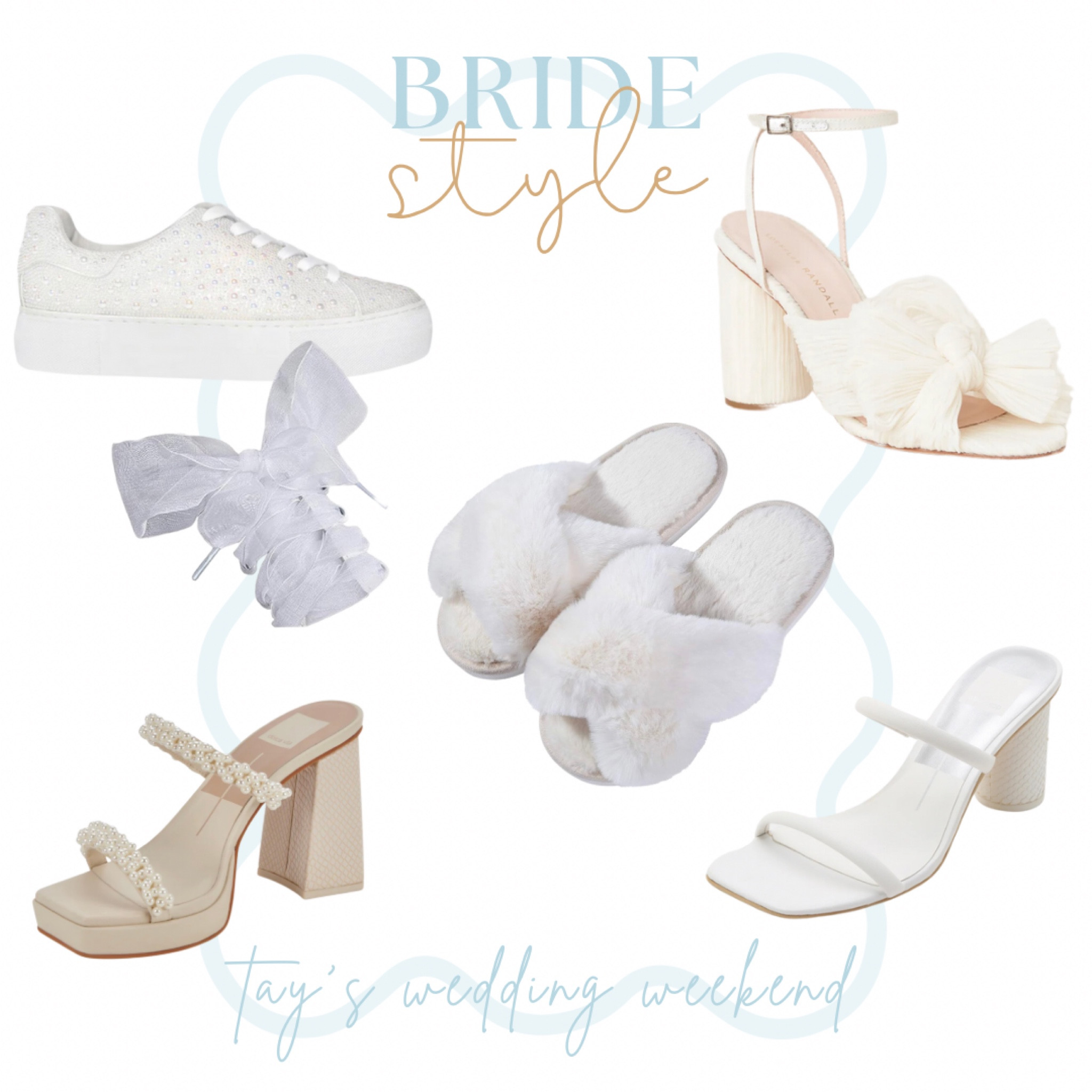 Shoes I wore during my wedding weekend ✨

bridal shoes, white shoes, slippers, dolce vita heels, bridal sneakers, white heels 

#LTKwedding #LTKstyletip #LTKshoecrush