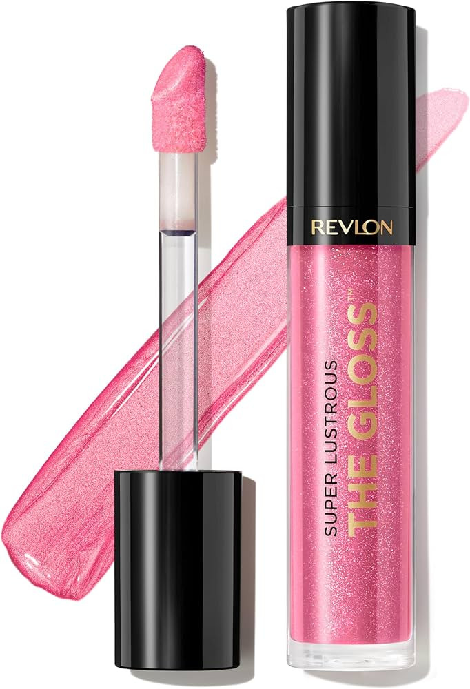 Revlon Super Lustrous Lip Gloss, Non-Sticky, Hydrating, High Shine Finish, 210 Pinkissimo, 0.13 o... | Amazon (US)