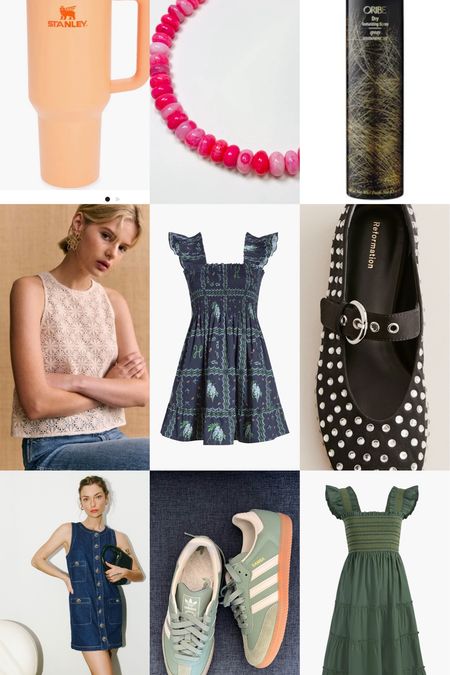 Best sellers, most popular LTK, Stanley new color, candy necklace, hot pink candy necklace, texturizing spray, white lace top, nap dress, smocked dress, studded Mary Jane flats, Sofia Richie style, Sofia Richie wedding style, cool girl sneakers 

#LTKparties #LTKover40 #LTKSeasonal