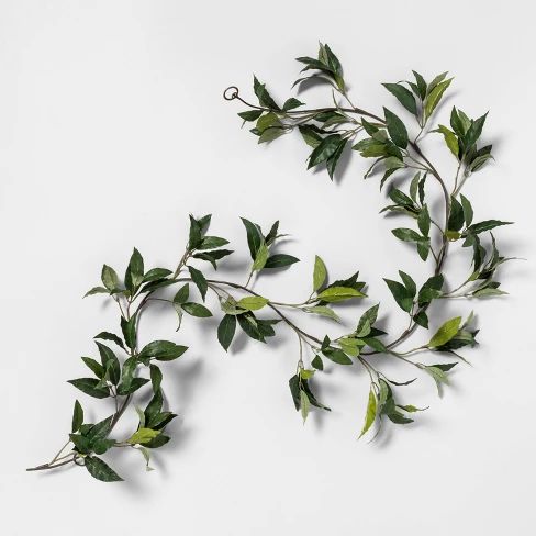 72" Faux Bay Leaf Garland - Hearth & Hand™ with Magnolia | Target