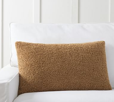Cozy Teddy Faux Fur Lumbar Pillow Covers | Pottery Barn (US)