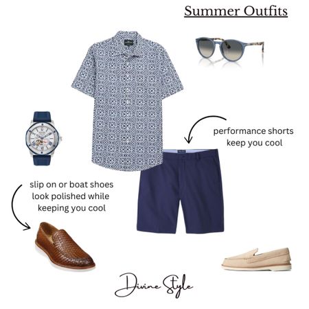 Summer style…look smokin’ hot while keeping cool at a summer BBQ in performance shorts with a print button-up shirt. 

#LTKMens #LTKShoeCrush #LTKSeasonal