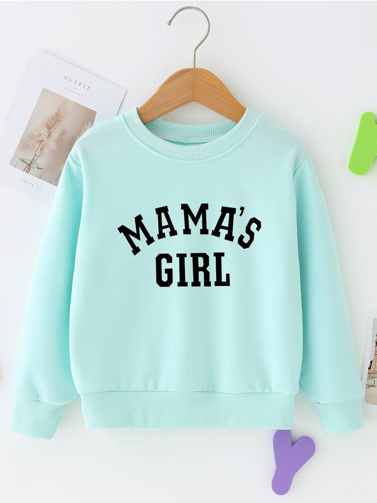 Toddler Girls Letter Graphic Pullover | SHEIN