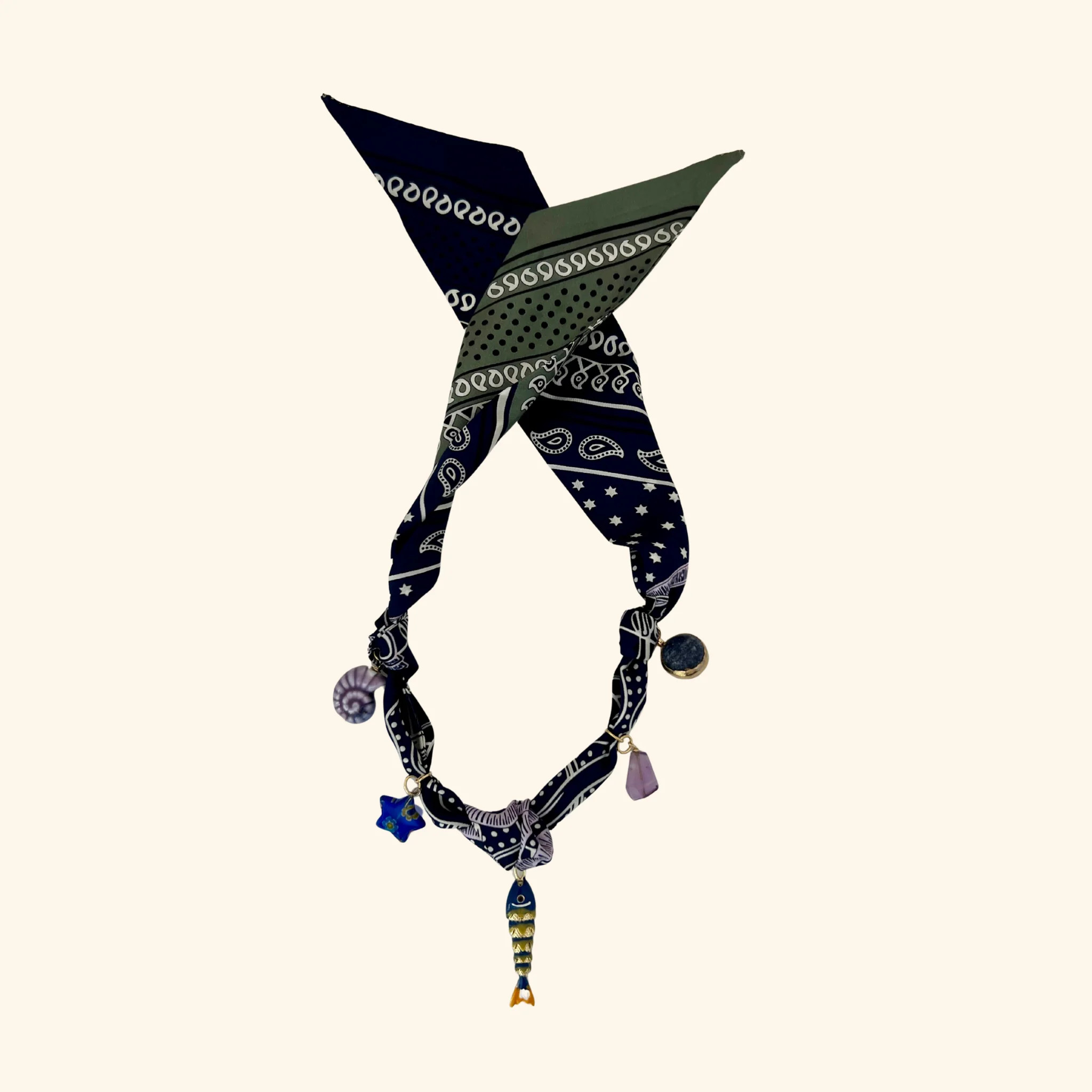 Bandana Bay Scarf Necklace | MCHARMS
