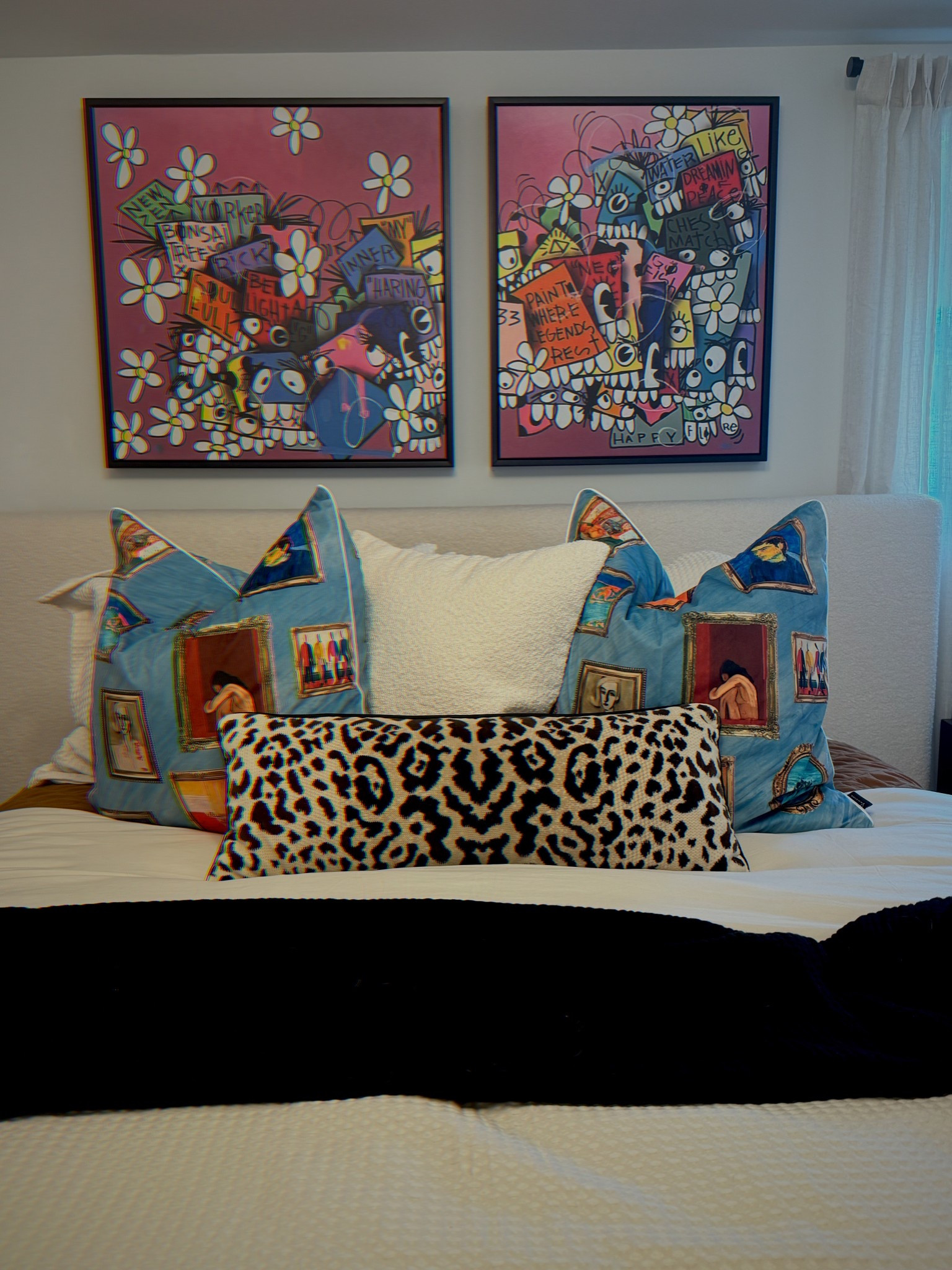 cozy bedroom decor with a splash of color 🤍

#LTKFindsUnder100 #LTKHome