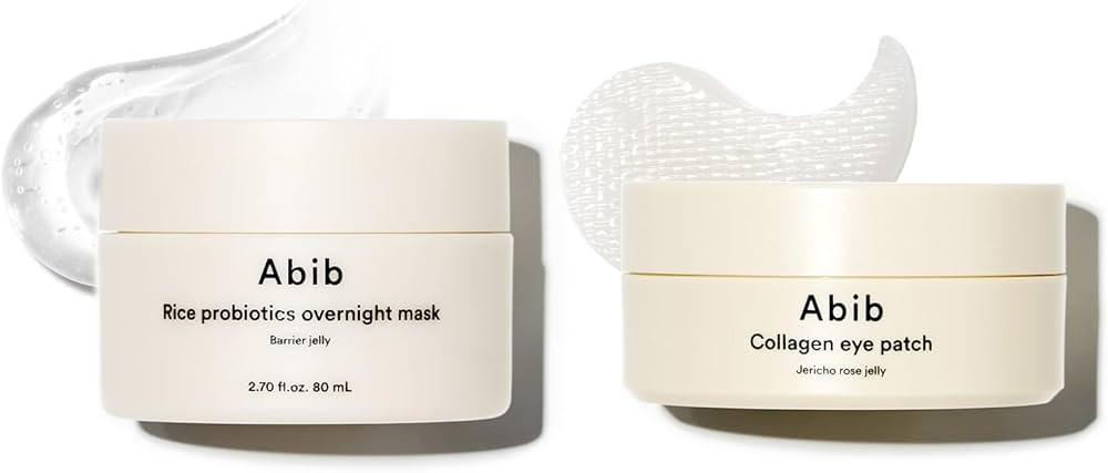 Abib Self Care Gifts for Women: Collagen Eye Patch Jericho Rose Jelly & Rice Probiotics Overnight... | Amazon (US)