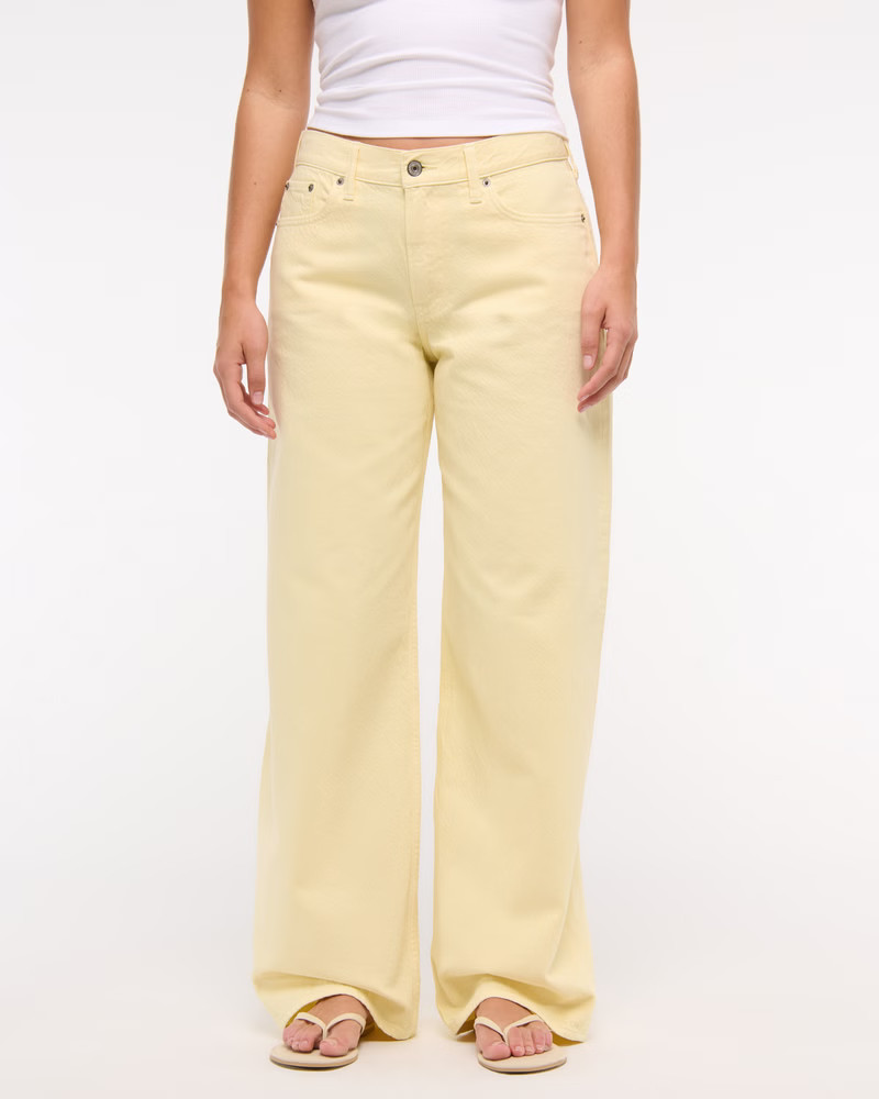 Women's Curve Love Low Rise Ultra Loose Jean | Women's Clearance | Abercrombie.com | Abercrombie & Fitch (US)