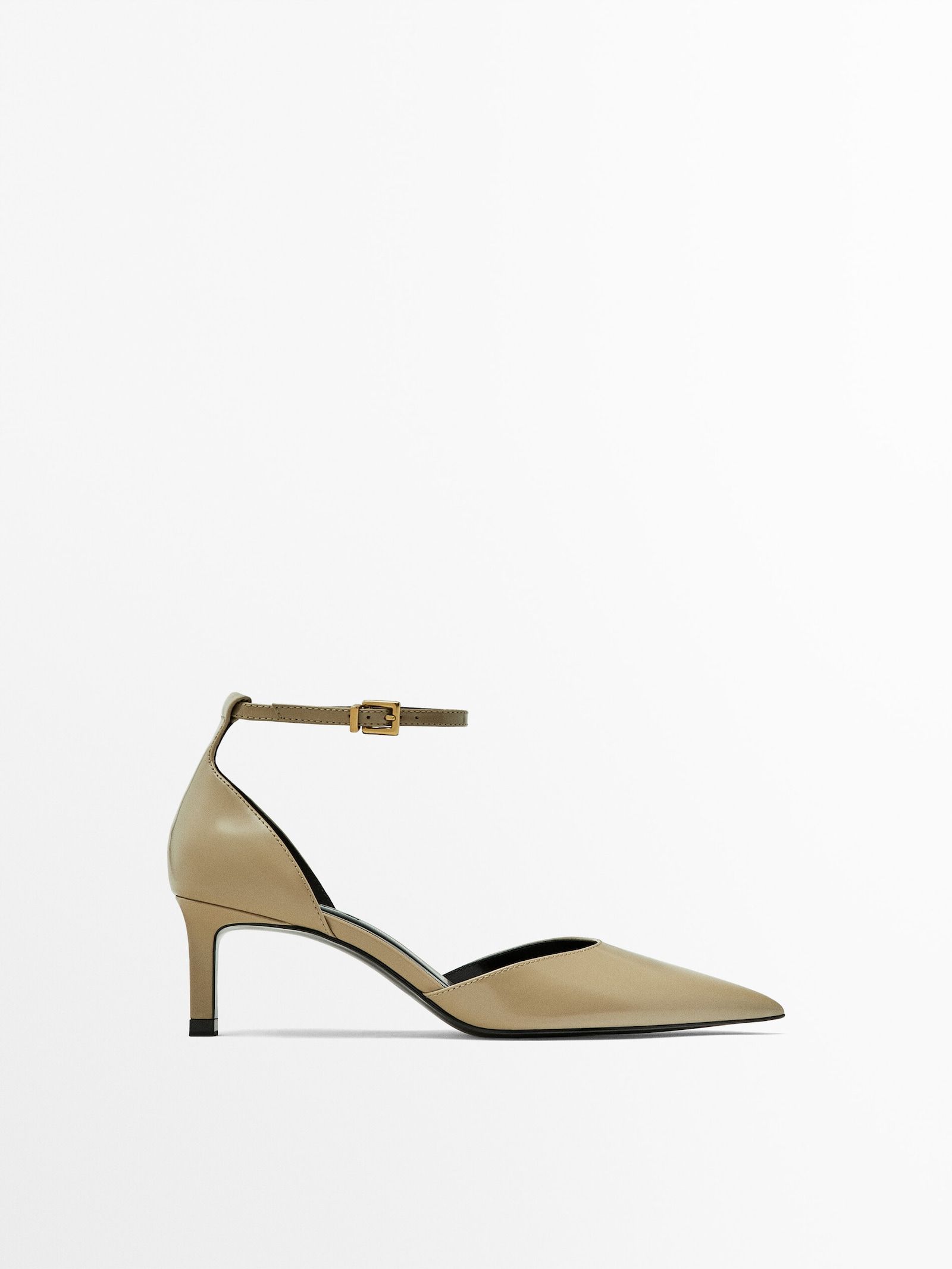 High-heel shoes with ankle straps | Massimo Dutti UK