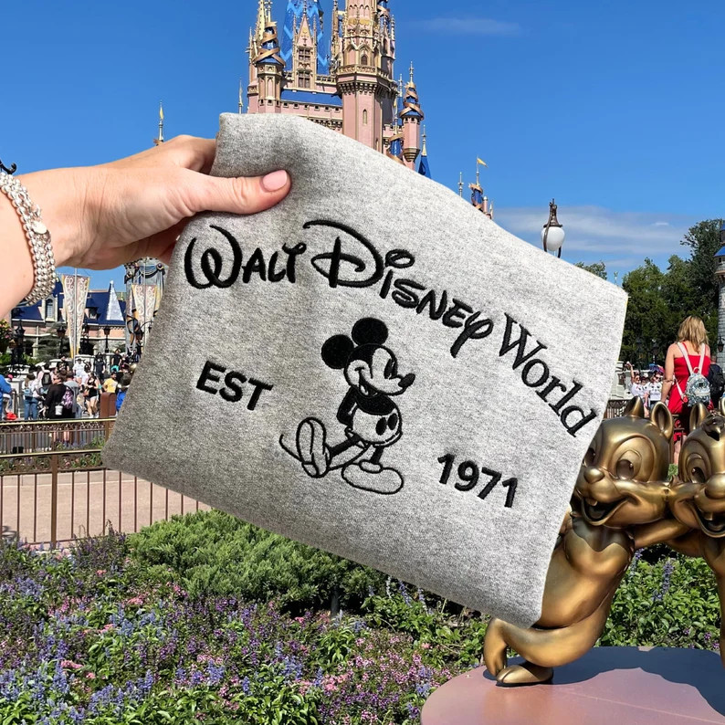 Disneyworld Embroidered Sweatshirt, Disneyworld Shirts, Disneyworld Sweatshirt, Disneyworld Sweat... | Etsy (US)
