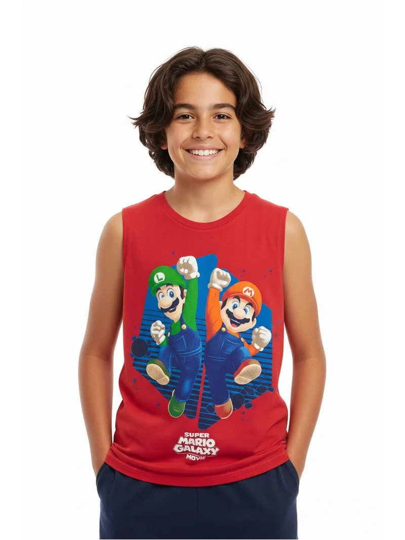 Super Mario Galaxy Boys Graphic Muscle Tank Top, Sizes 4-18 | Walmart (US)
