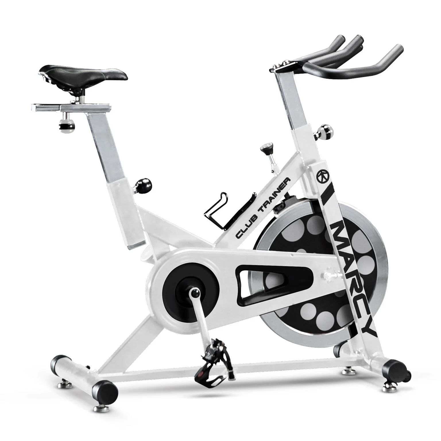 Marcy XJ-5801 Club Revolution Indoor Cycling Exercise Bike, White/Black | Walmart (US)