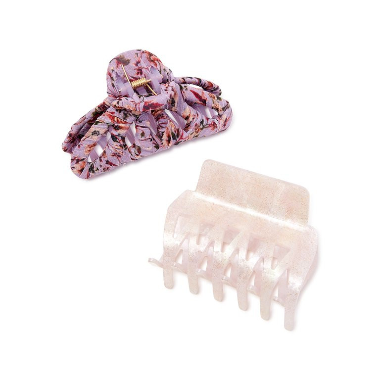 Time and Tru Claw Clips, 2-Pack | Walmart (US)