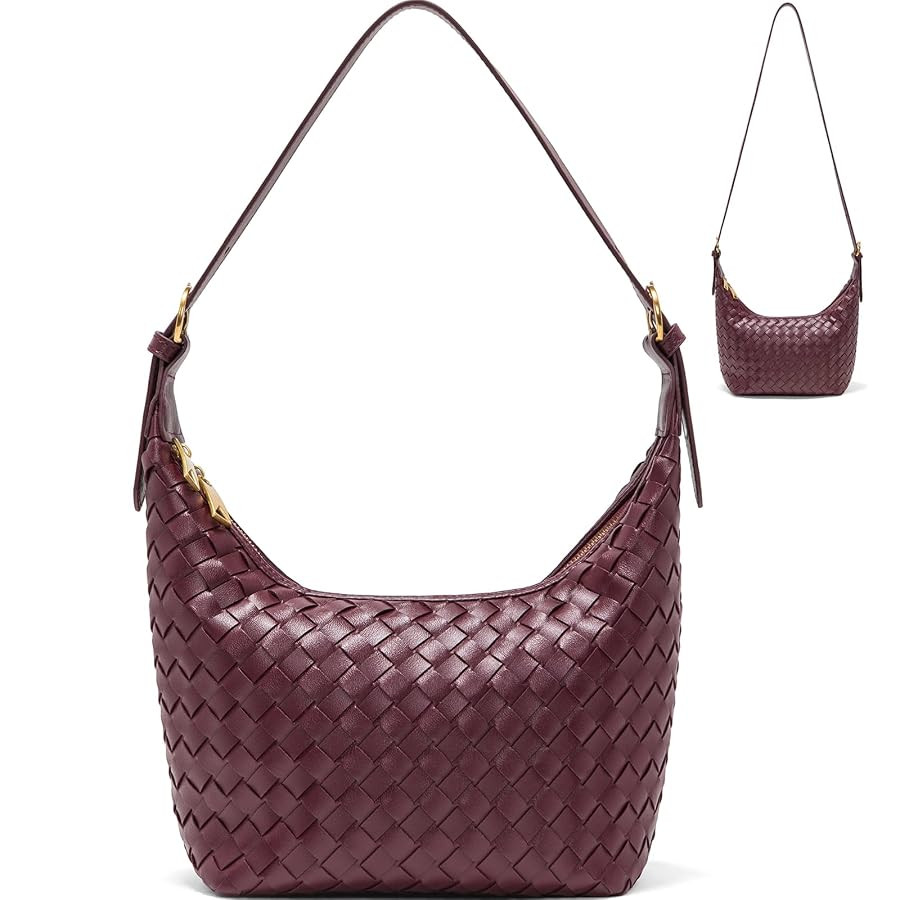 Shoulder Bag Handbags Women's Crossbody Woven Clutch Purses for Women Tote Bags Adjust Strap Hobo... | Amazon (US)