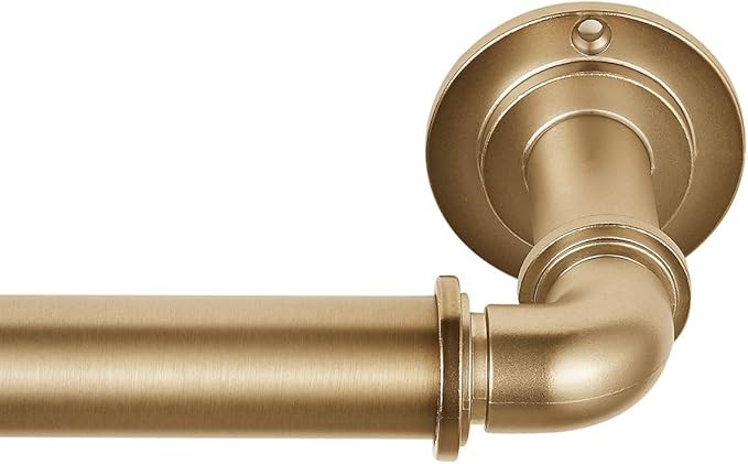 Amazon.com: MODE Industrial Room Darkening Collection 1 1/8" Diameter Industrial Curtain Rod Set ... | Amazon (US)