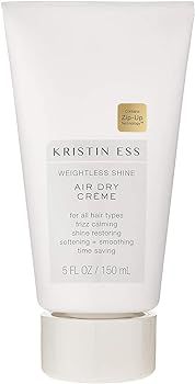 Kristin Ess Hair Weightless Shine Air Dry Creme - Adds Texture + Shine, Calms Frizz, Softens + Sm... | Amazon (US)