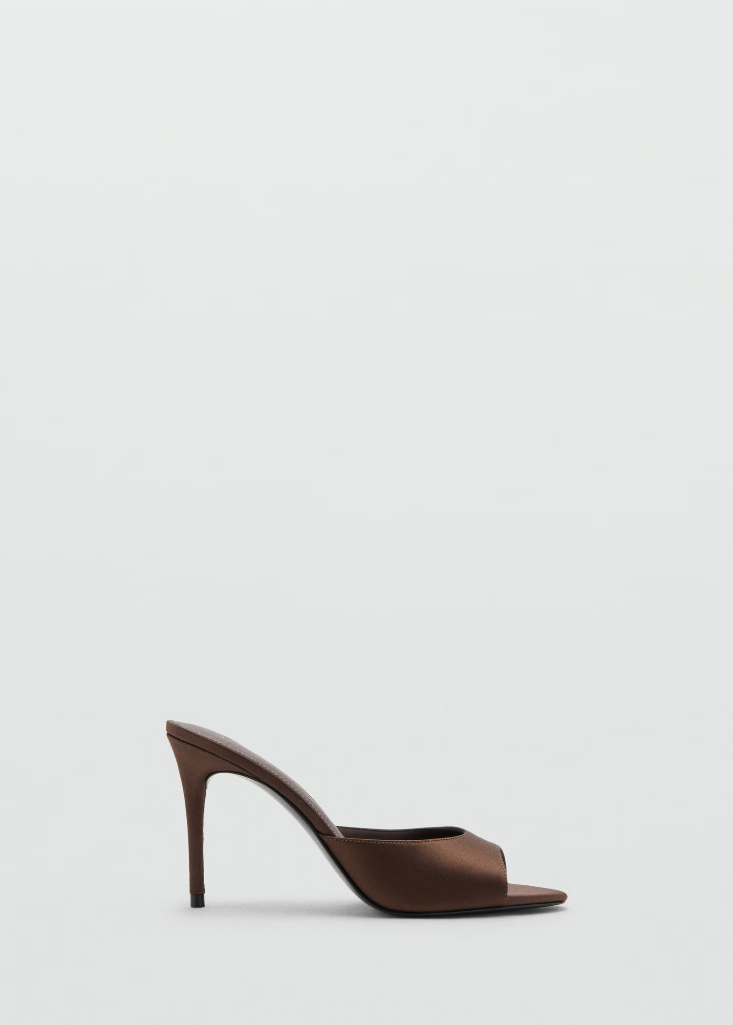 Satin high-heeled sandal - Women | MANGO United Kingdom | MANGO (UK)