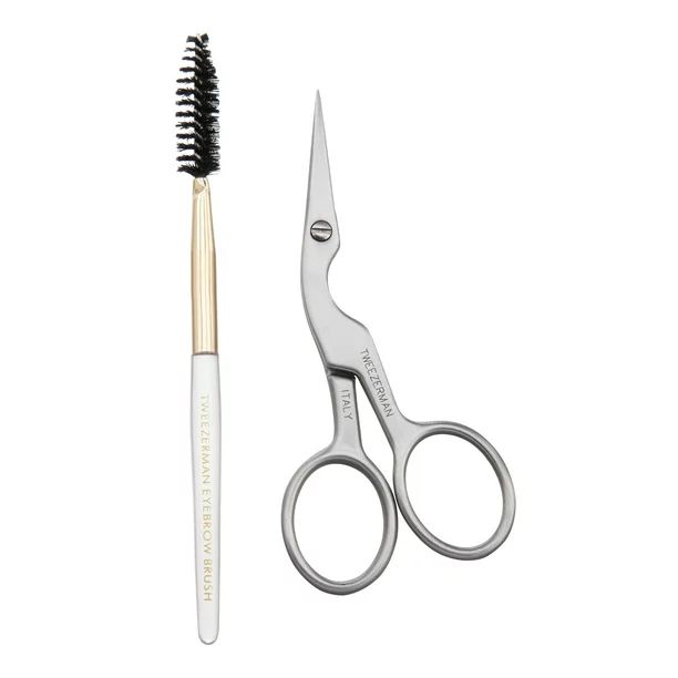 Tweezerman Eyebrow Shaping Scissors & Eyebrow Brush | Walmart (US)