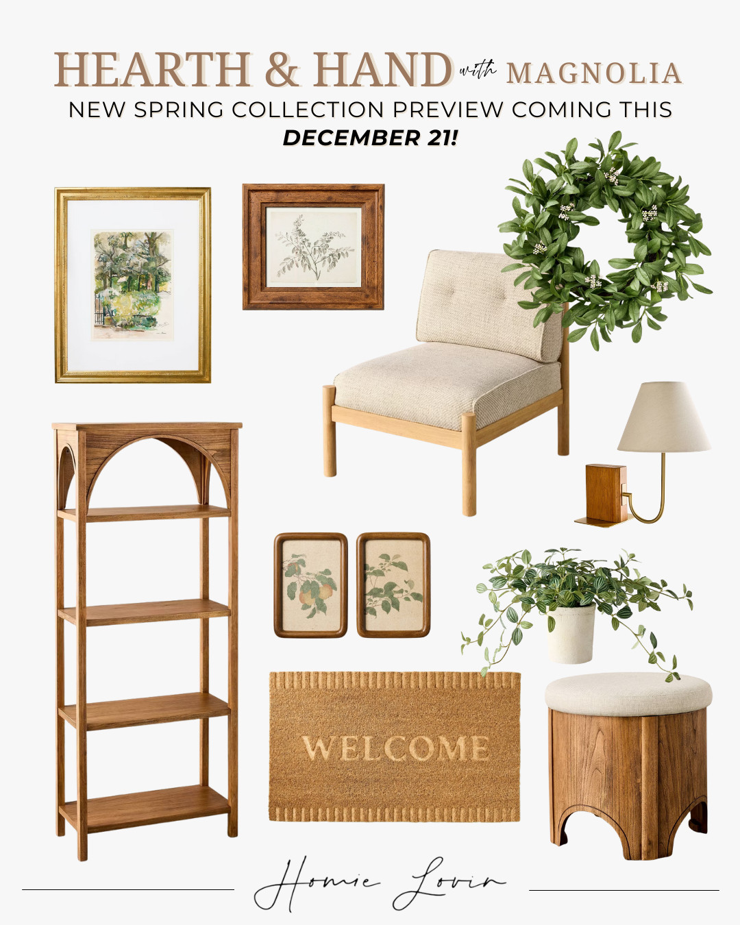 The New! Hearth & Hand with Magnolia Spring Collection is coming this December 21st! Get a preview now!

furniture, home decor, interior design 

 #Target #HearthandHand #Magnolia #NewArrival #LTKHome #LTKSaleAlert