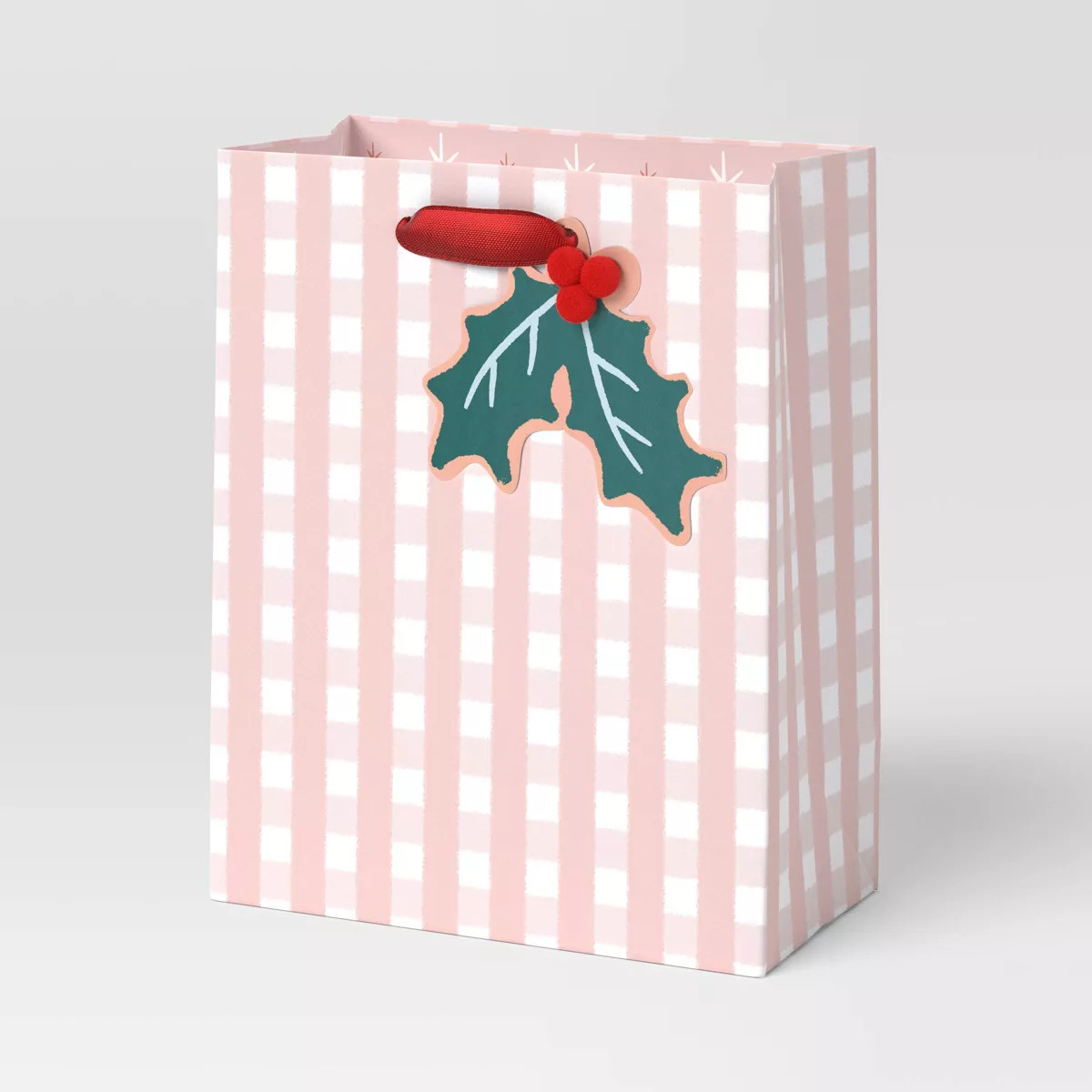 Christmas Holiday Cheer Gift Bag Petite Plaid - Wondershop™ | Target