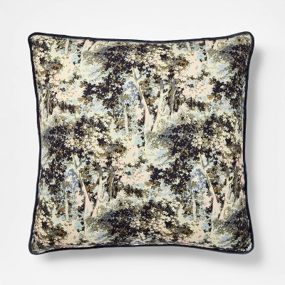 24"x24" Abstract Tree Printed Throw Pillow with Gusset - Threshold™ designed with Studio McGee | Target