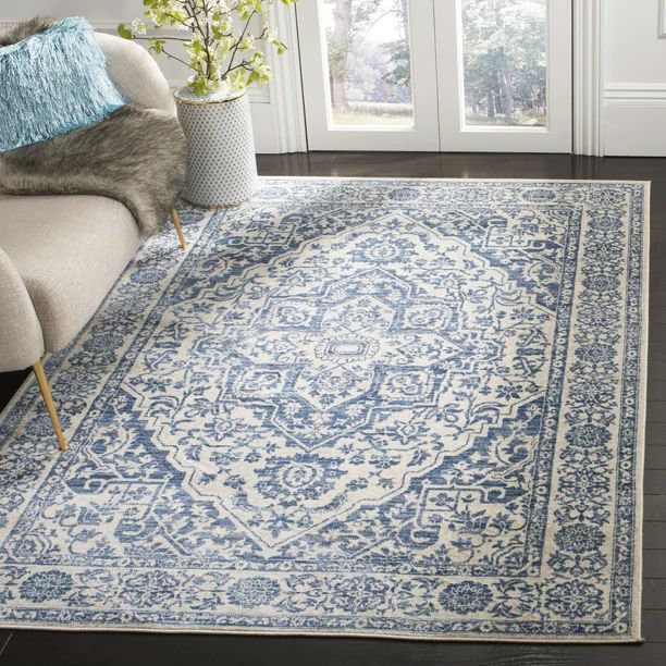 Safavieh Brentwood Rug Collection Oriental Floral Transitional Area Rug | Walmart (US)