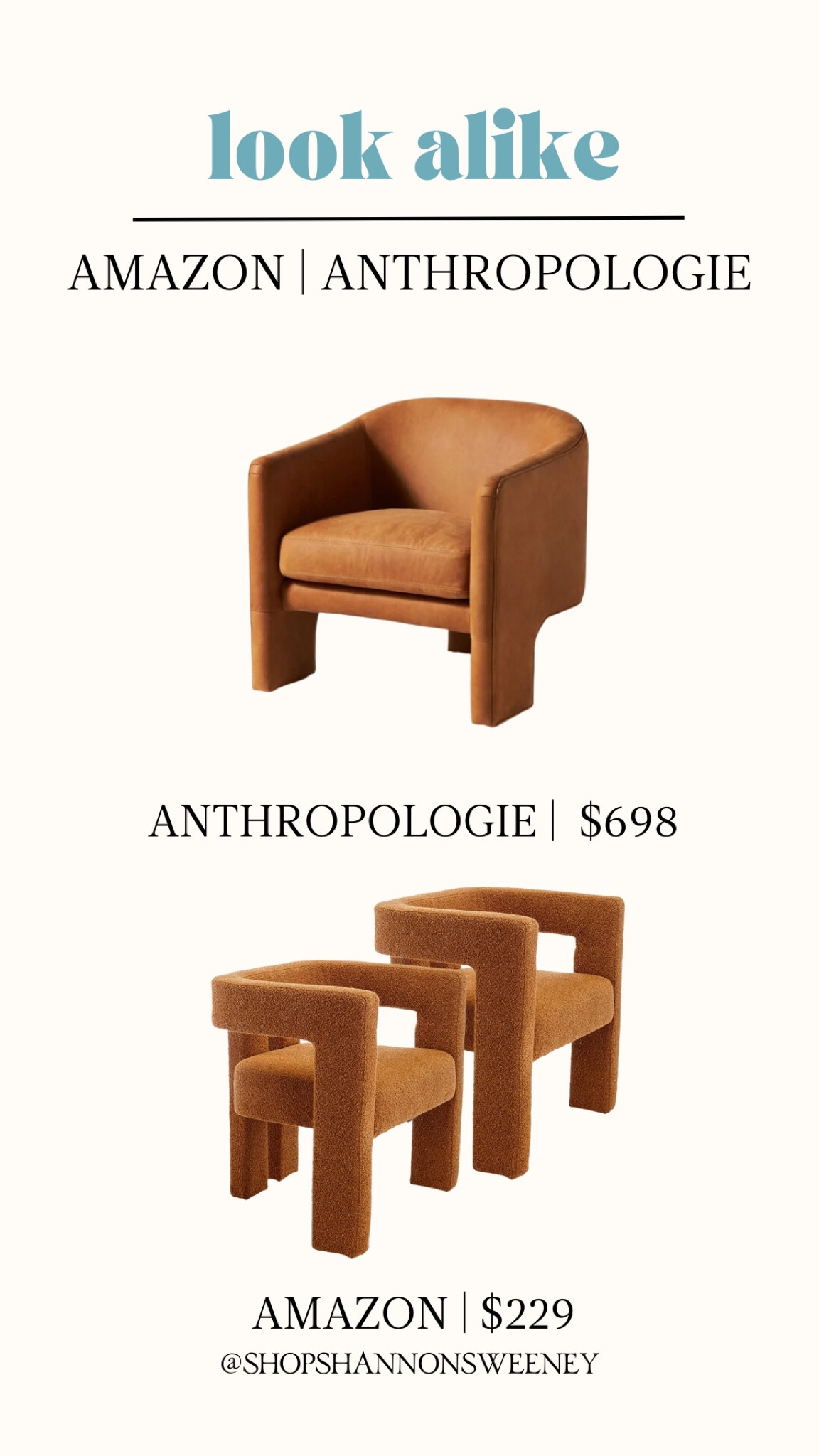 look alike | amazon and free people chair look alike 

#LTKFind #LTKhome #LTKstyletip